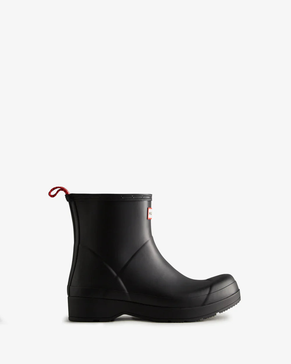 Hunter Men's play short wellington boots Boot Black 6