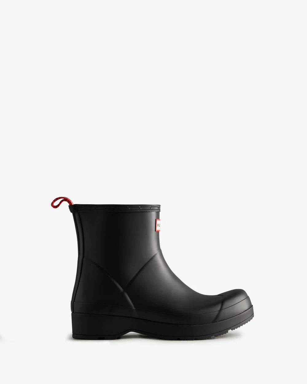 Hunter Men's play short wellington boots Boot Black 6