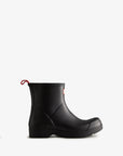 Hunter Men's play short wellington boots Boot Black 6