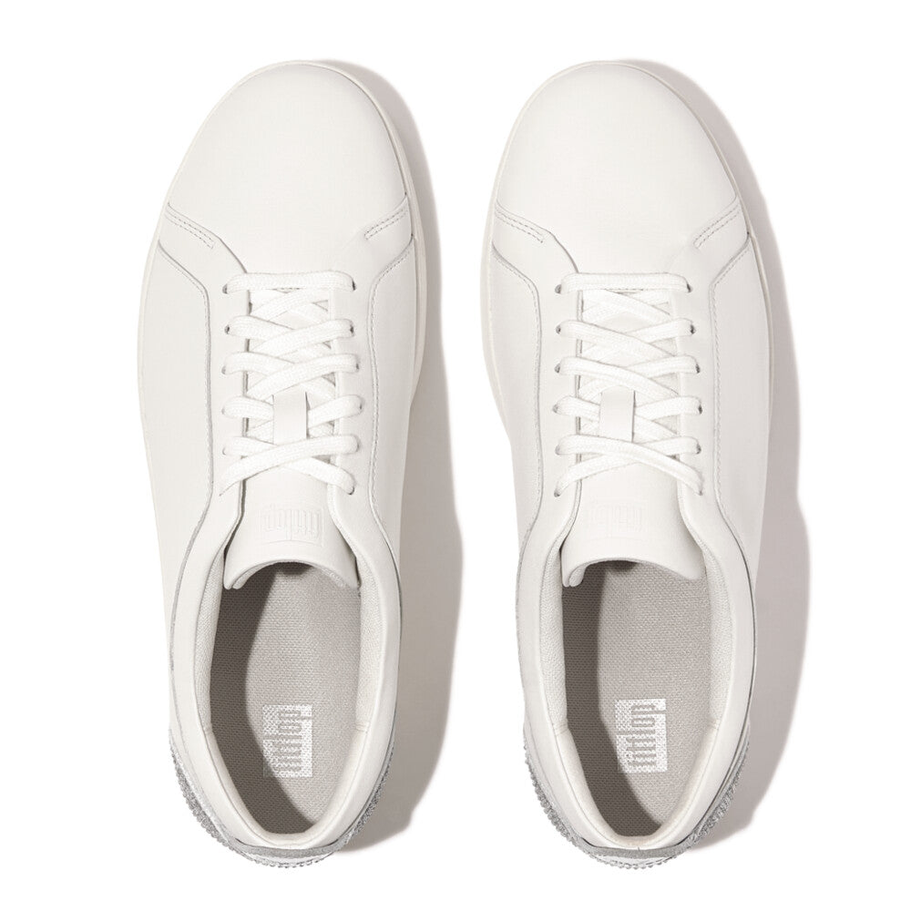 FitFlop FitFlop RALLY Crystal-Backtab Leather Sneakers Sneaker   