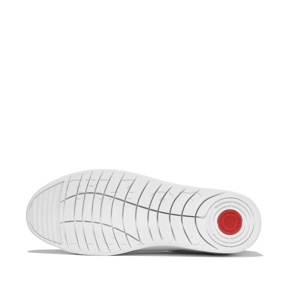 FitFlop Rally Crystal-Trim Leather Trainers Sneaker