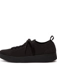 FitFlop Rally EO1 Knit Trainers Anatomicush All Black 3