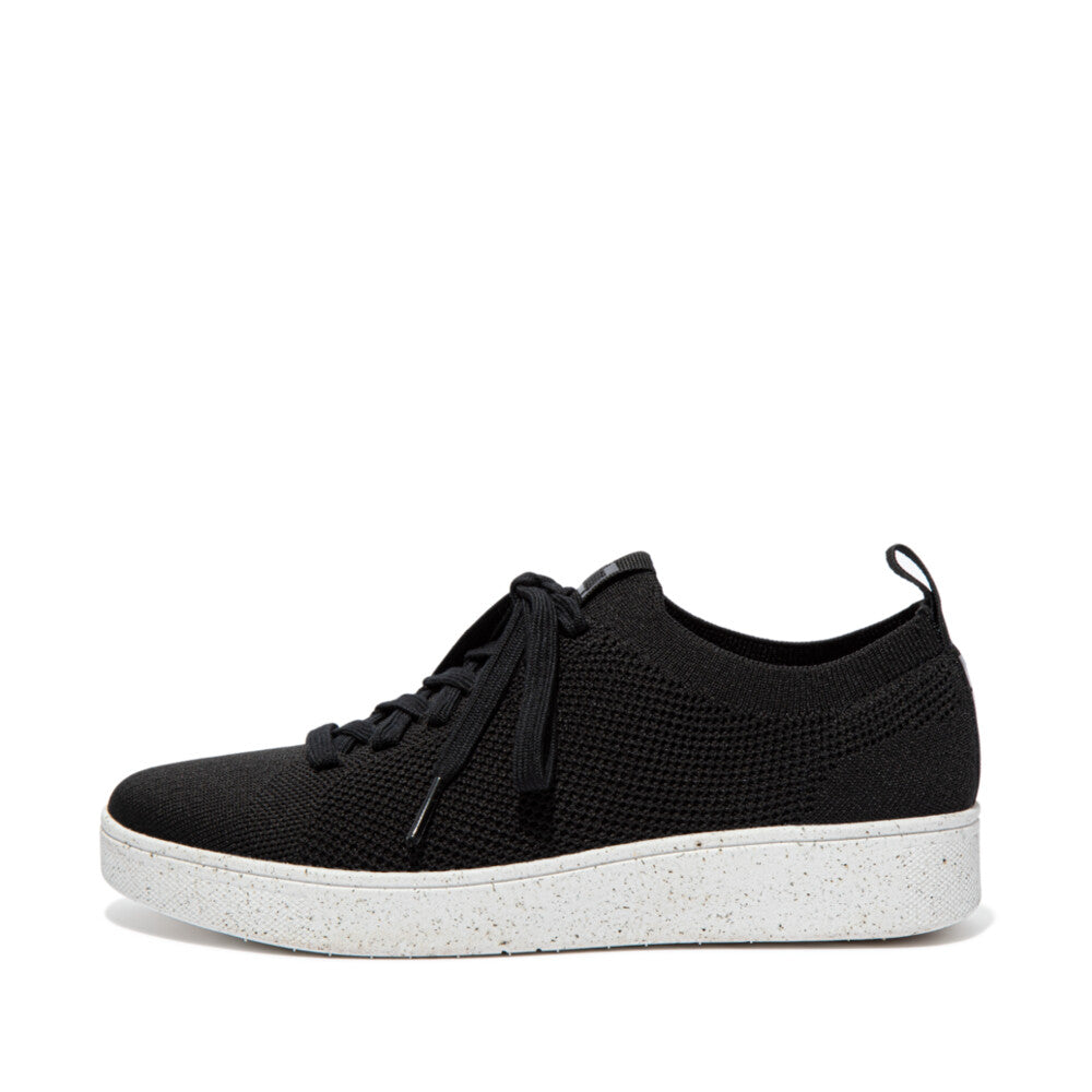 FitFlop Rally EO1 Knit Trainers Anatomicush Black 3
