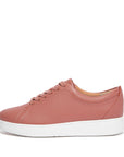FitFlop Rally Leather Trainers Anatomicush Warm Rose 3