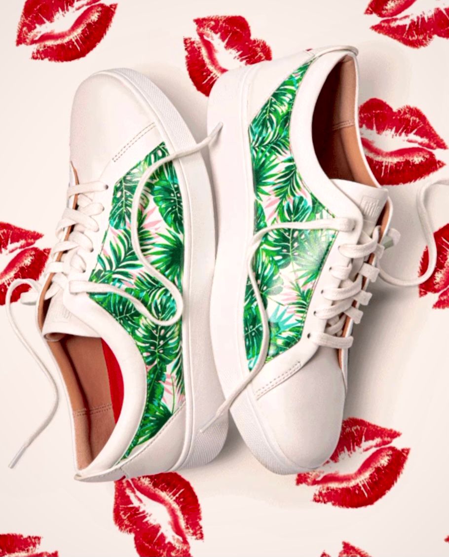 FitFlop Rally Jungle Print Trainers Anatomicush