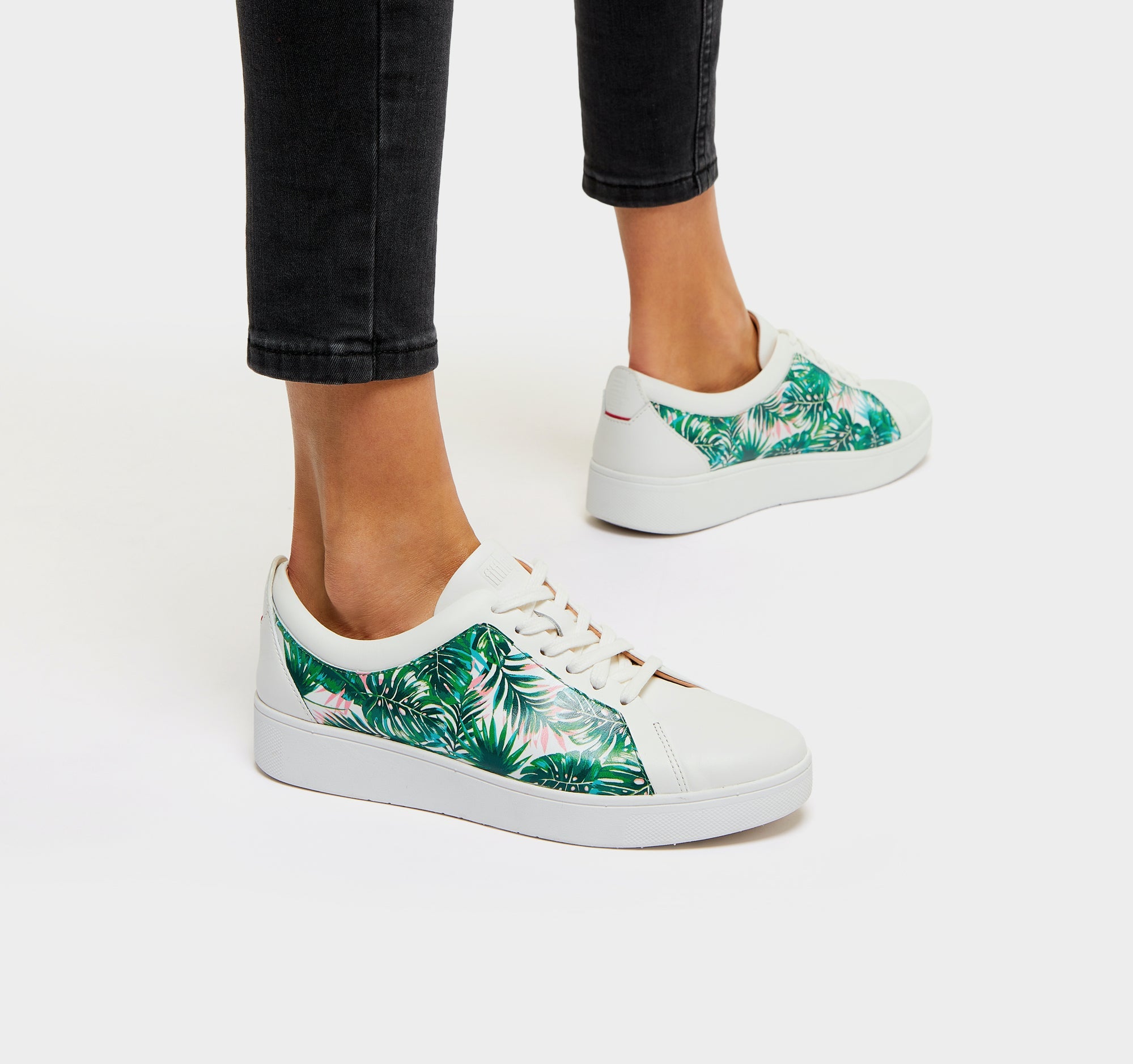 FitFlop Rally Jungle Print Trainers Anatomicush