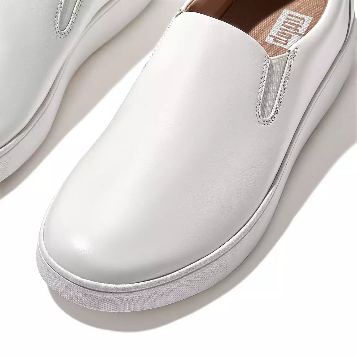 FitFlop Rally Leather Slip-On Skate Sneakers Anatomicush