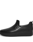 FitFlop Rally Leather Slip-On Skate Trainers Anatomicush