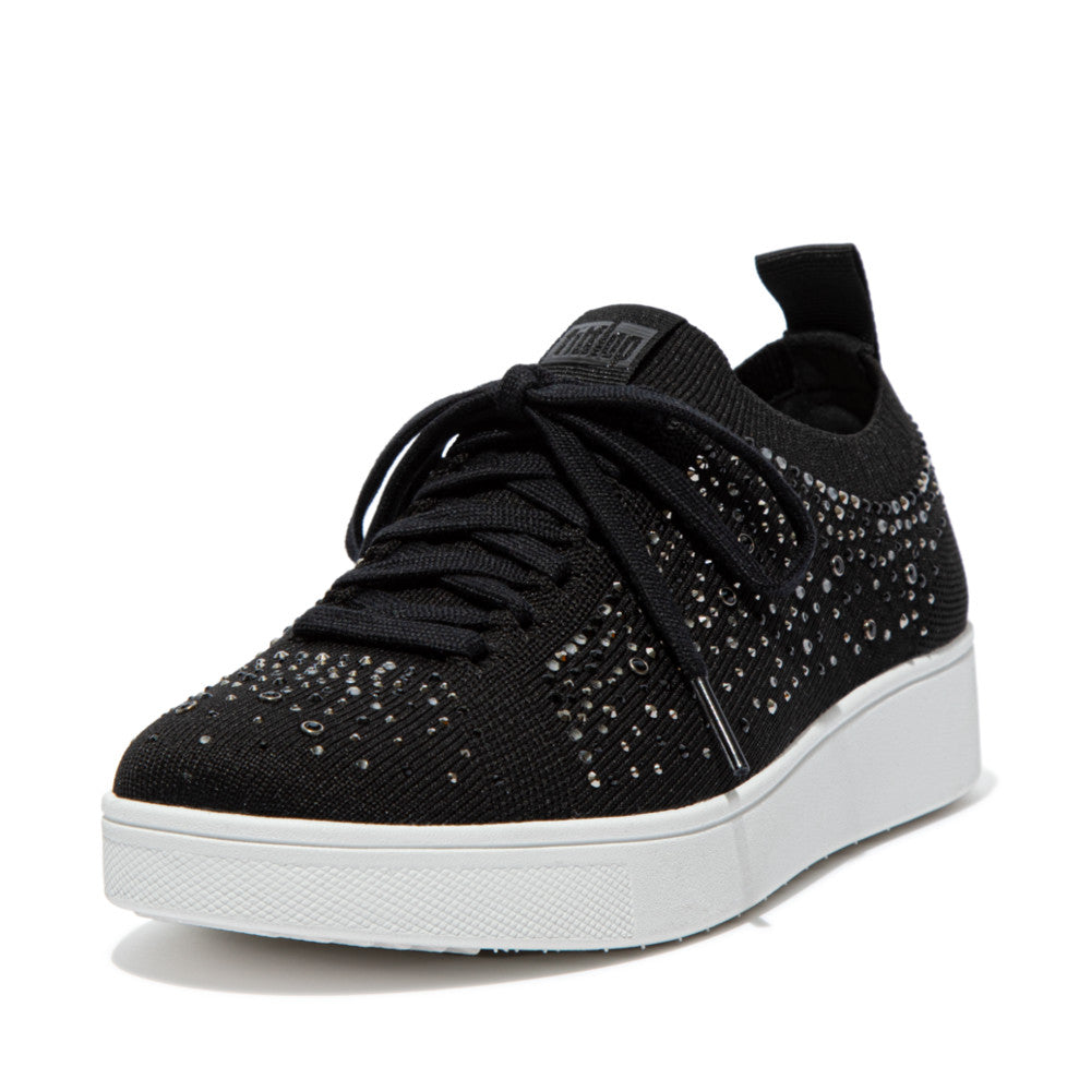 FitFlop FitFlop RALLY Crystal Knit Tennis Trainers    