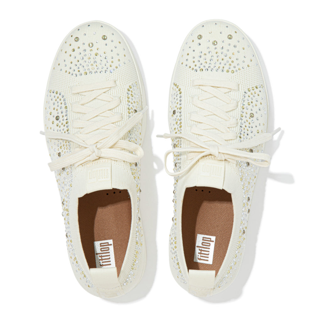 FitFlop Rally Crystal Knit Tennis Trainers Anatomicush