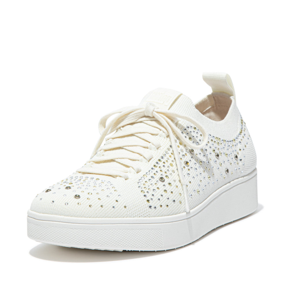 FitFlop Rally Crystal Knit Tennis Trainers Anatomicush