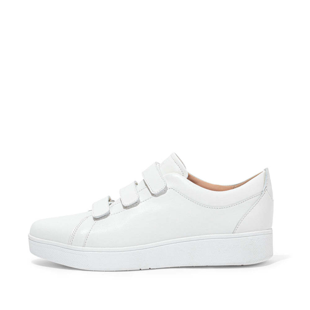 FitFlop Rally Strap Leather Trainers Anatomicush Urban white 3