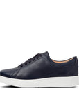 FitFlop FitFlop RALLY Leather Trainers  Midnight Navy 3 