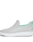 FitFlop Rally Speckle-Sole Leather Slip-On Trainers Anatomicush Soft Grey Mix 3