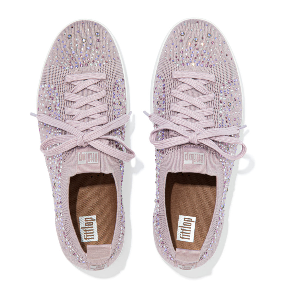 FitFlop Rally Crystal Knit Tennis Trainers Anatomicush