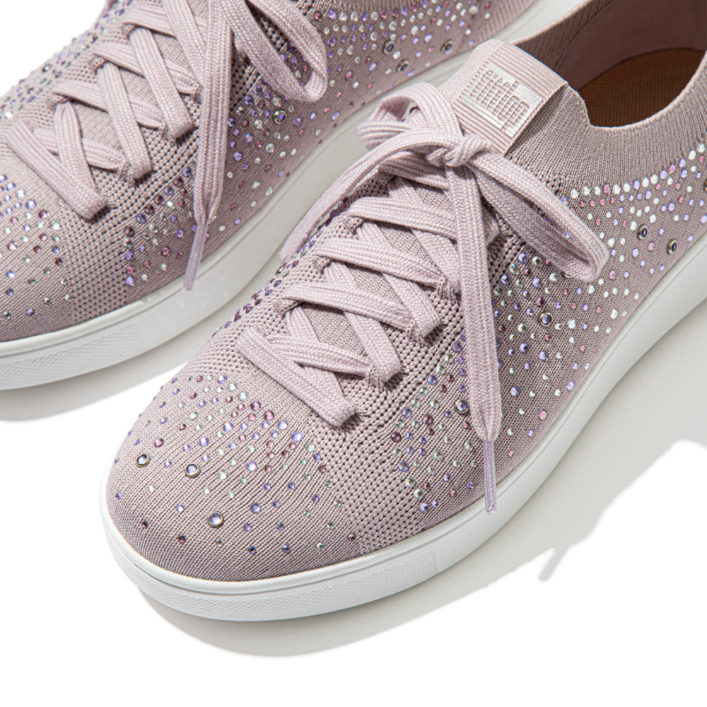 FitFlop Rally Crystal Knit Tennis Trainers Anatomicush