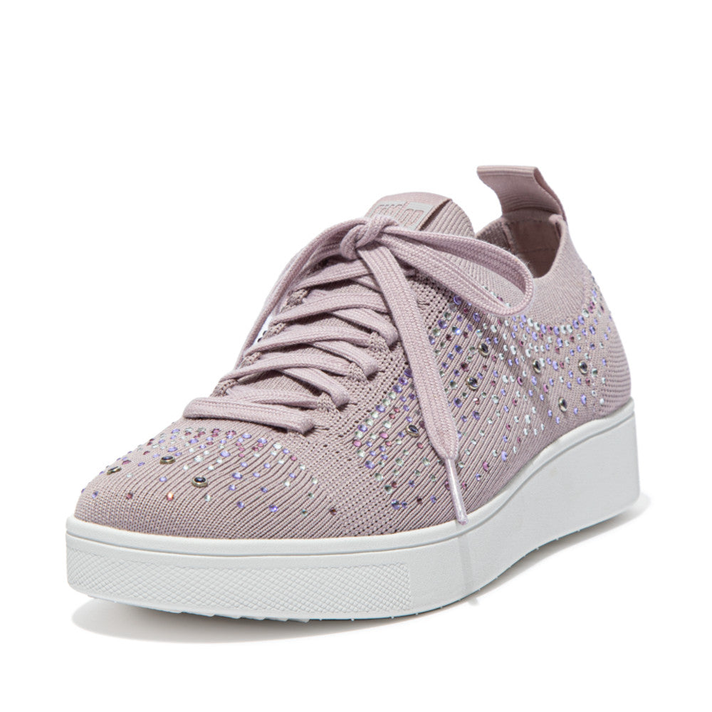 FitFlop Rally Crystal Knit Tennis Trainers Anatomicush