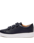 FitFlop Rally Strap Leather Trainers Anatomicush Midnight Navy 4