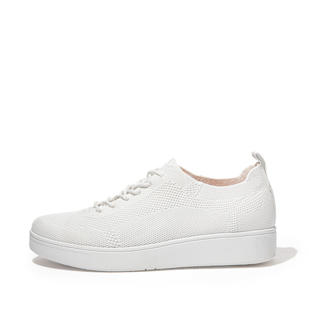 FitFlop FitFlop RALLY Tonal Knit Trainers  Urban White 3 
