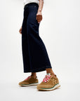 RETRO-Q  FF Cord Fabric/Suede Trainers