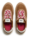 RETRO-Q  FF Cord Fabric/Suede Trainers