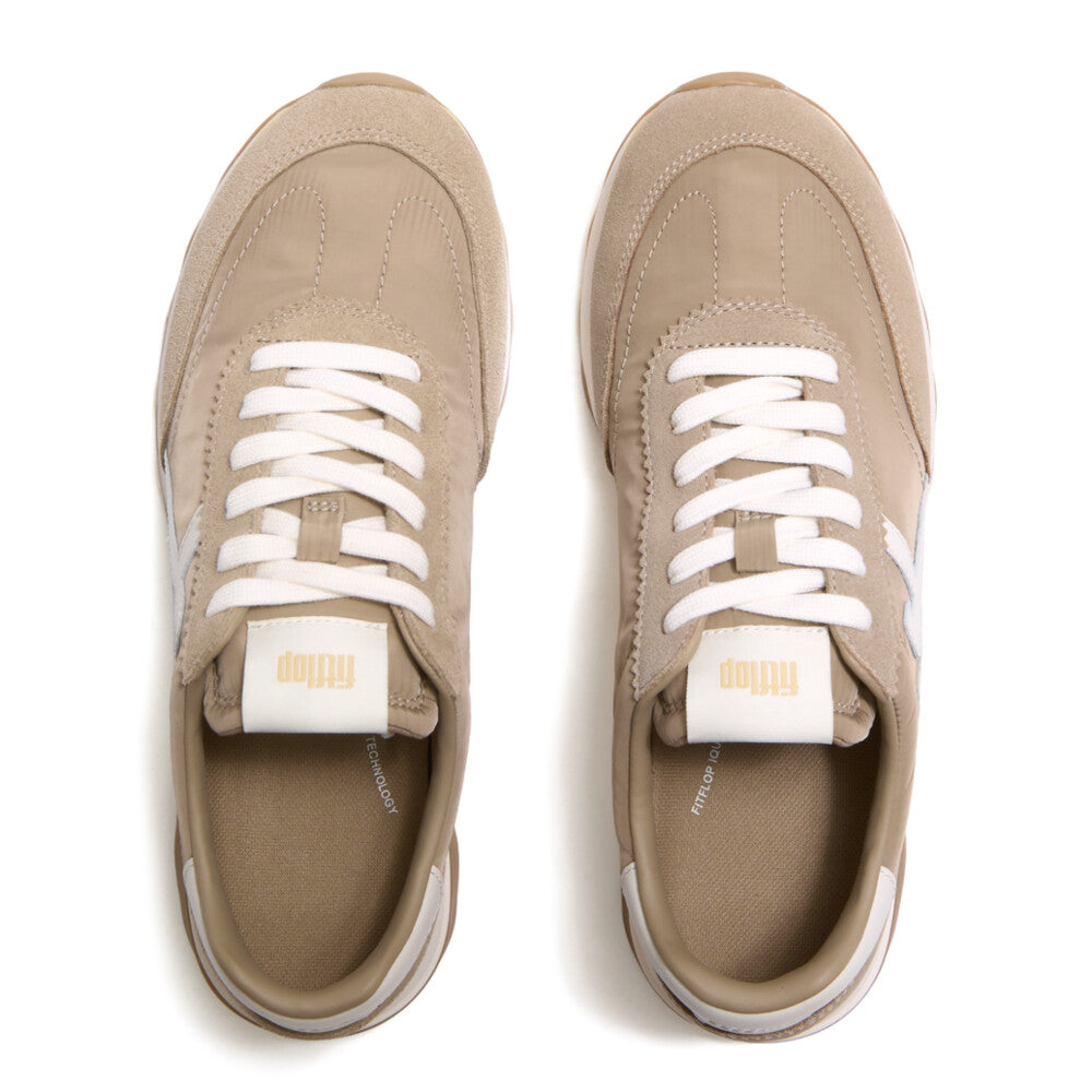 FitFlop FitFlop RETRO-Q FF Fabric/Suede Trainers SNEAKER