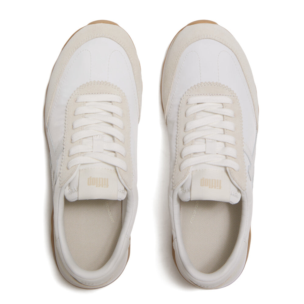 FitFlop FitFlop RETRO-Q FF Fabric/Suede Trainers SNEAKER