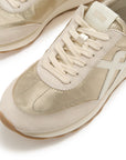 FitFlop FitFlop RETRO-Q FF Metallic-Fabric/Suede Trainers SNEAKER