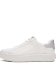 Trenton FitFlop RTG Leather Snake Lace-Up Sneakers Anatomicush Urban White / Silver UK3