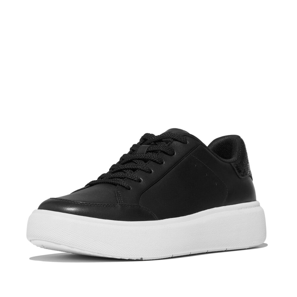 FitFlop RTG Sequin Back Tab Leather Sneaker Sneaker