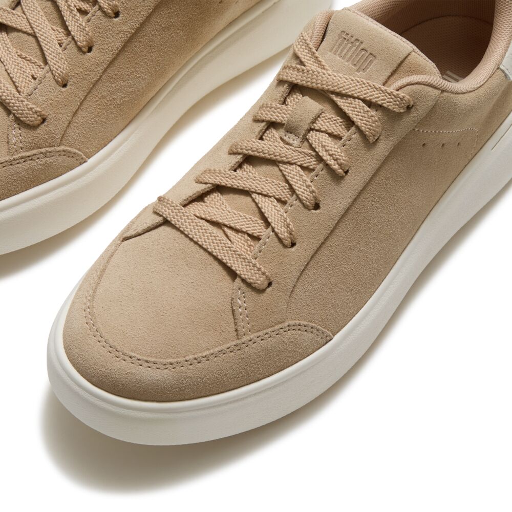 Trenton FitFlop RTG Suede Snake Lace-Up Sneakers Anatomicush