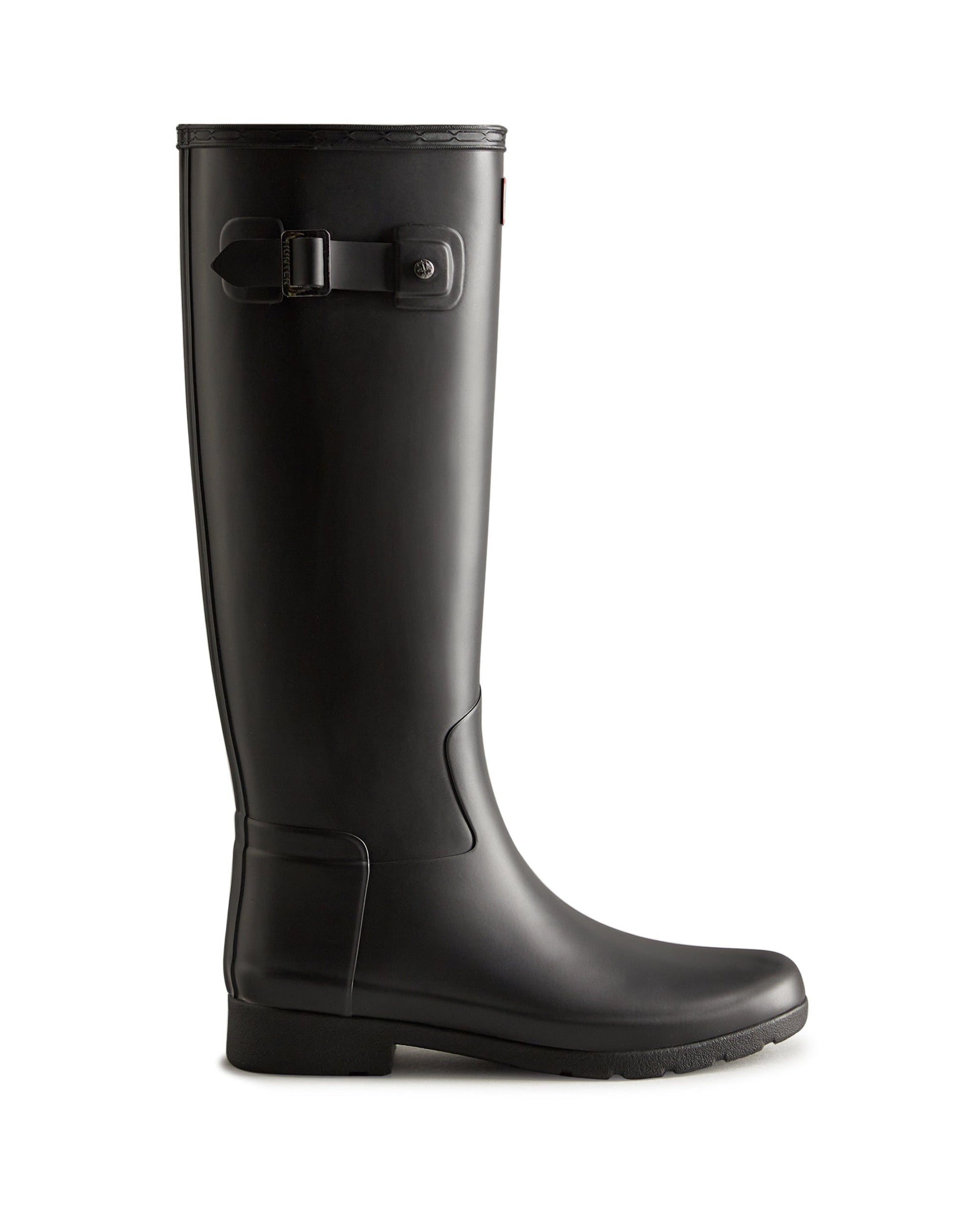 Hunter Hunter Refined Tall RWB Logo Boot Black 3