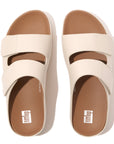 FitFlop FitFlop SHUV Adjustable Two-Bar Leather Slides Sandal   