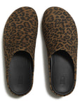 FitFlop Shuv Suede Leopard Mules