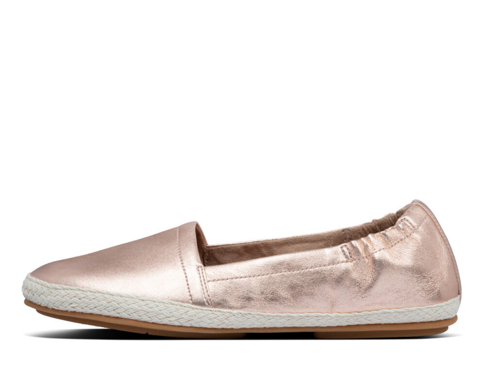 FitFlop FitFlop SIREN Leather Espadrille  Rose Gold 4 