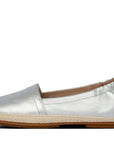 FitFlop FitFlop SIREN Leather Espadrille  Silver 3 