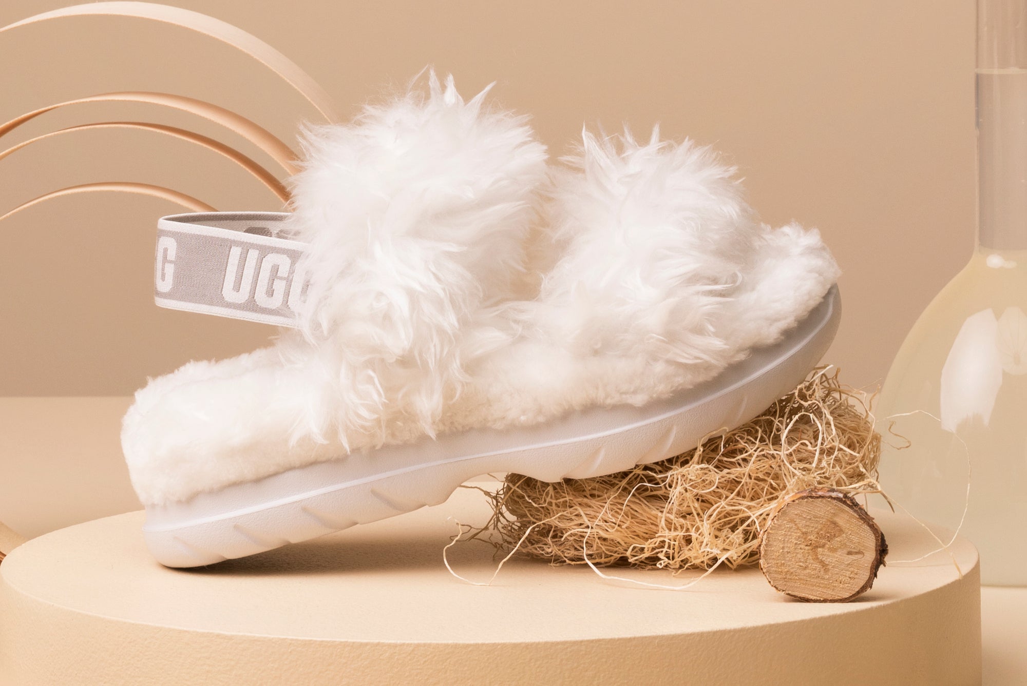 UGG UGG Fluff Sugar Sandal Slide   