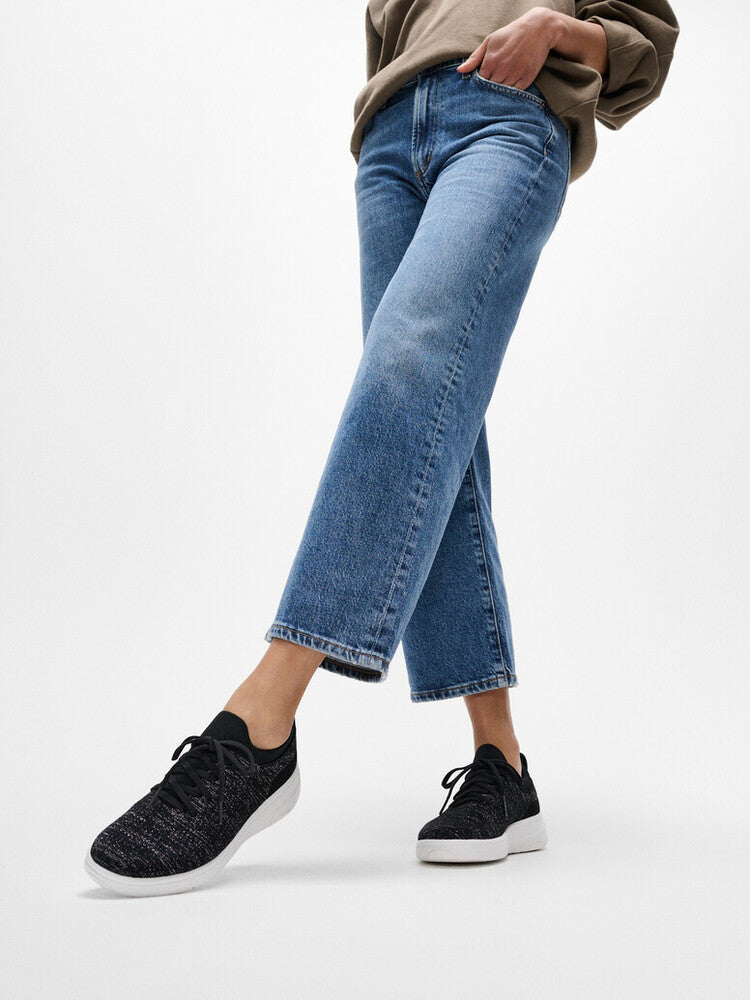 FitFlop SUPER-Q Knit Slip-On Laced Trainers Sneaker