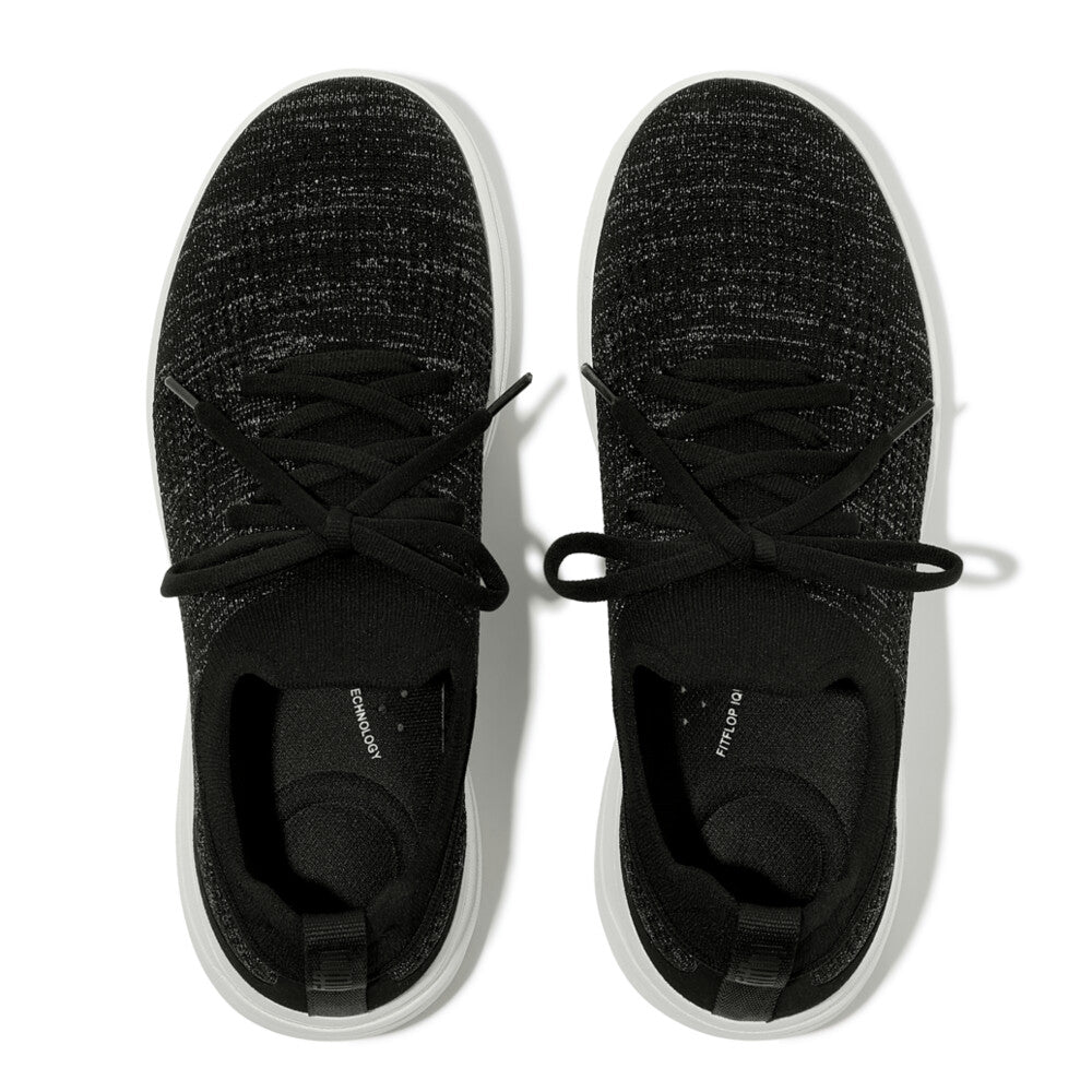FitFlop SUPER-Q Knit Slip-On Laced Trainers Sneaker
