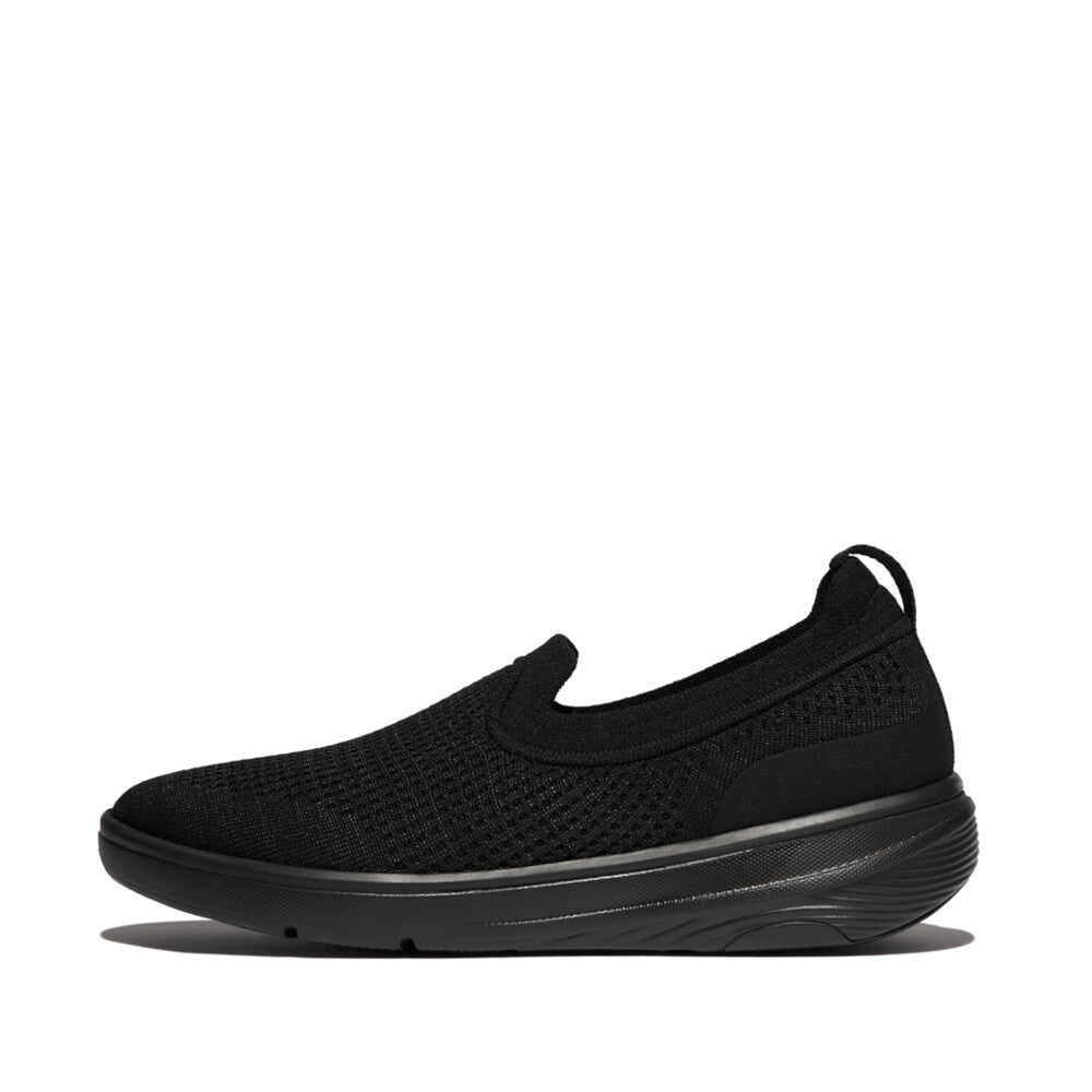 FitFlop SUPER-Q Knit Slip-Ons Shoes Black Regular 4