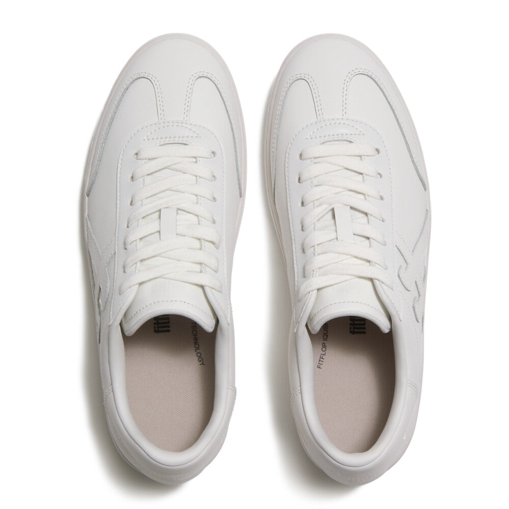 Trenton FitFlop Mens Dash FF Leather Trainers iQushion