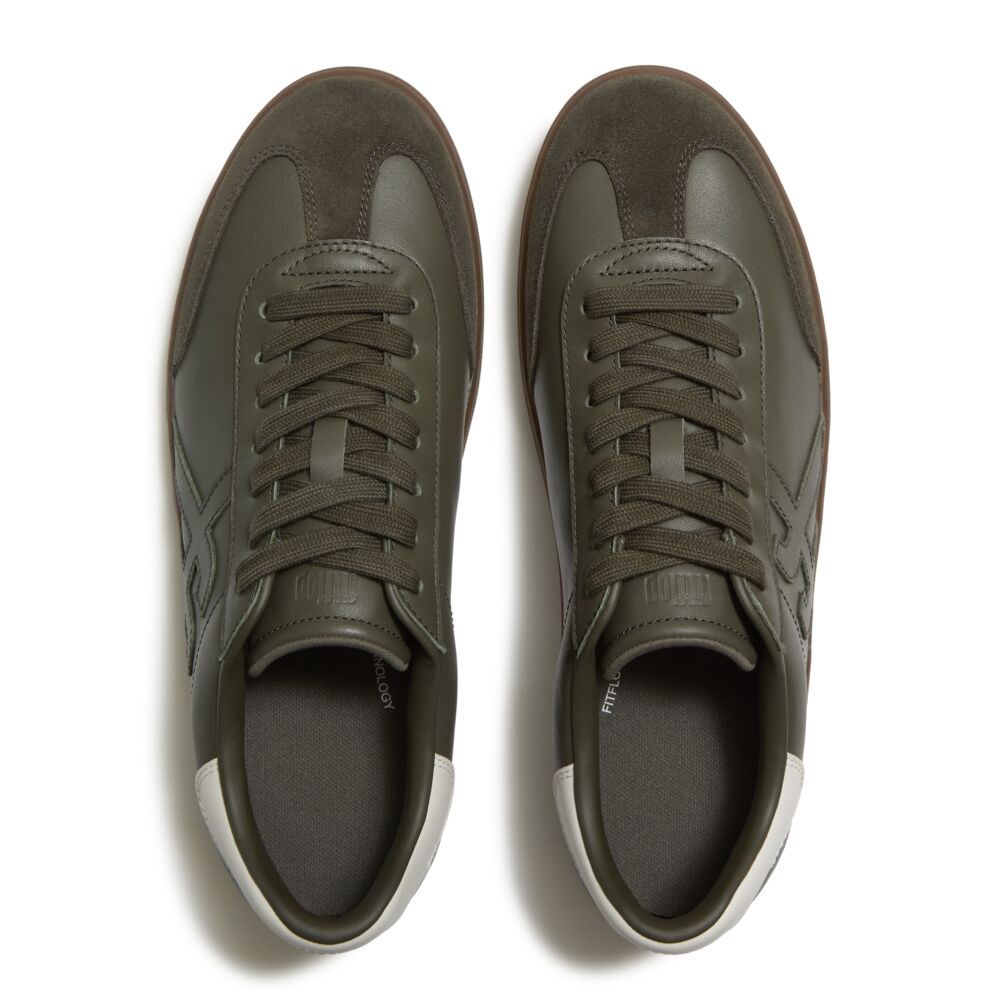 FitFlop FitFlop Men's The Dash T-Toe Leather Trainers Sneaker