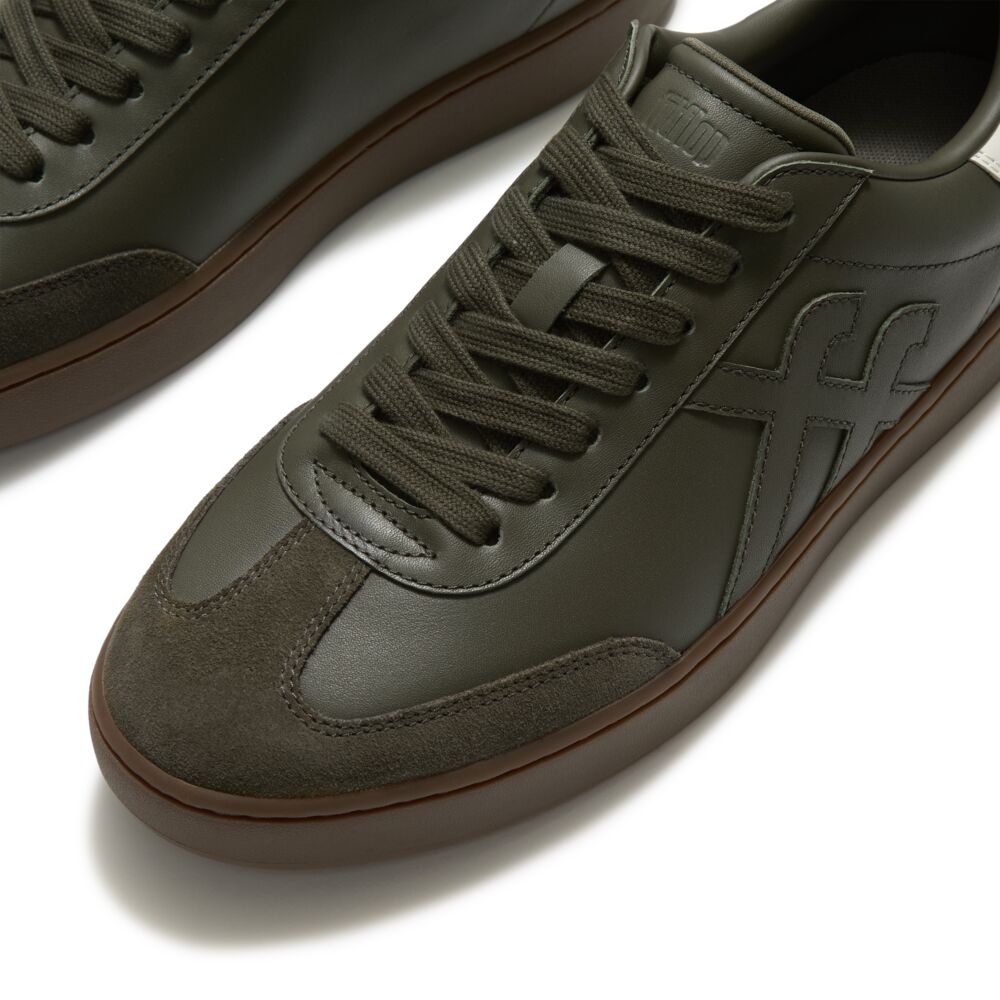 FitFlop FitFlop Men's The Dash T-Toe Leather Trainers Sneaker