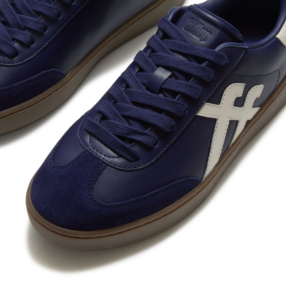 FitFlop The Dash T-Toe Leather Sneakers
