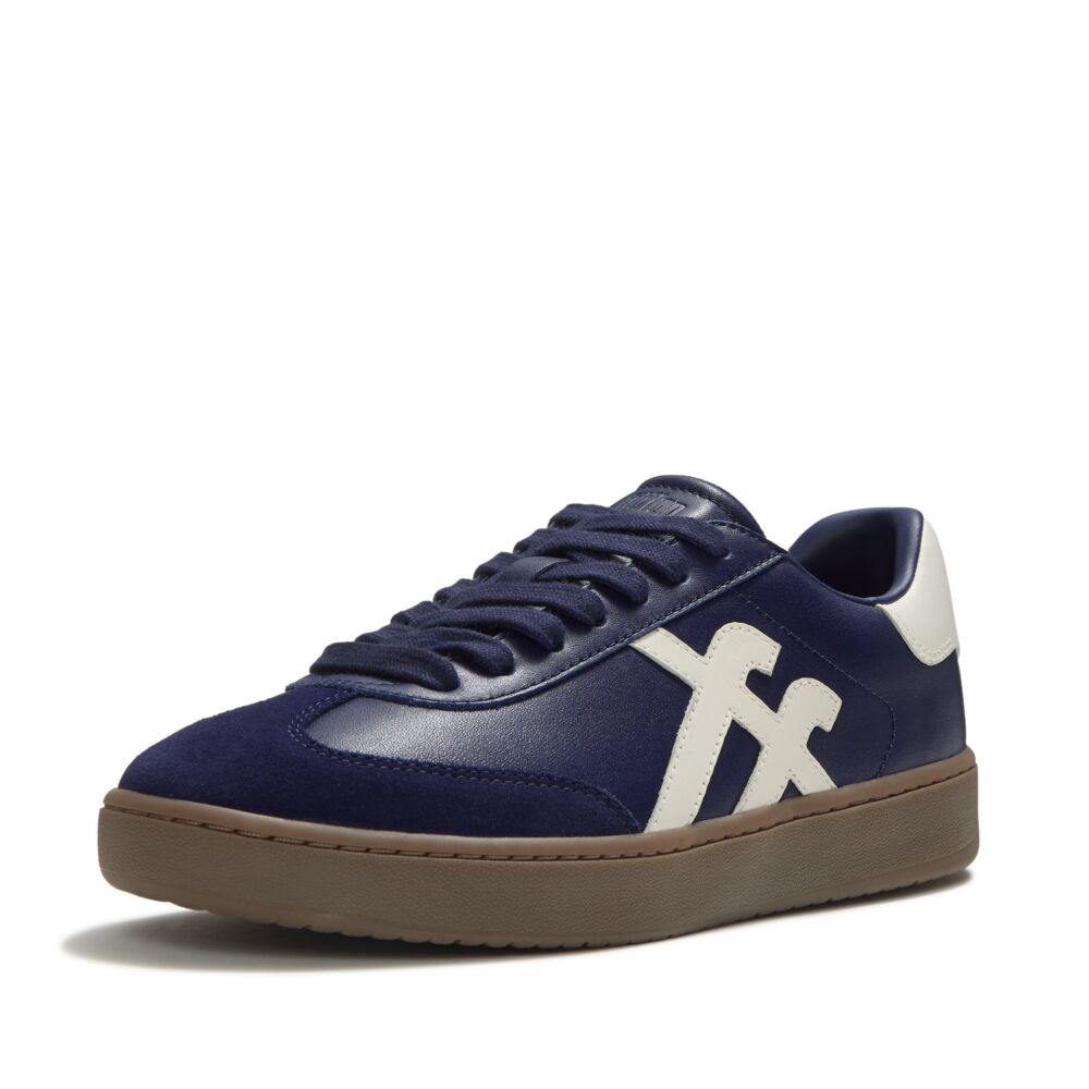 FitFlop The Dash T-Toe Leather Sneakers