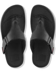 FitFlop FitFlop Trakk II Mens Leather Flip-Flops Microwobbleboard