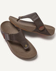 FitFlop FitFlop Men's Trakk II Leather Flip-Flops Microwobbleboard