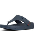 FitFlop FitFlop Trakk II Mens Leather Flip-Flops Microwobbleboard