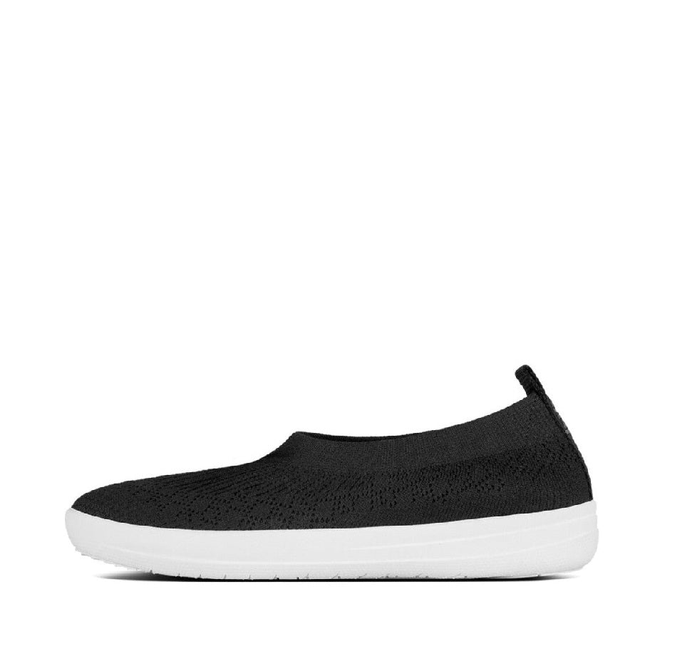 FitFlop Überknit Ballet Pumps Anatomicush Black 3
