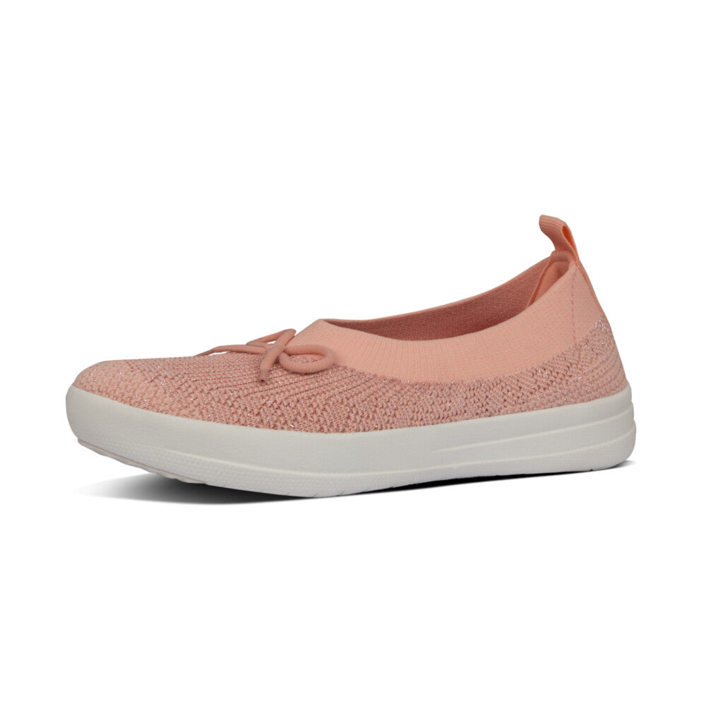FitFlop Überknit Ballet Pumps With Bow Anatomicush